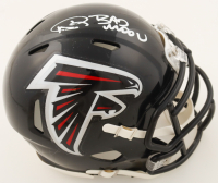 Andre Rison Signed Falcons Speed Mini Helmet Inscribed "Bad Moon" (Schwartz) at PristineAuction.com