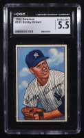 Bobby Brown 1952 Bowman #105 (CGC 5.5) at PristineAuction.com
