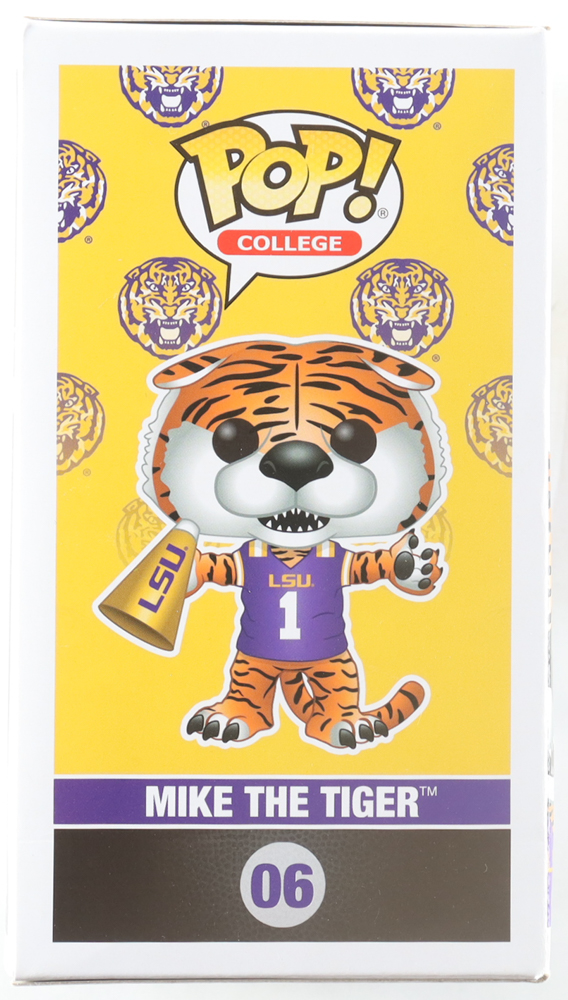 Kayshon Boutte Signed LSU #06 Mike The Tiger Funko Pop! Vinyl Figure Inscribed "308 Yds SEC Record" & "Geaux Tigers" (Beckett) at PristineAuction.com Kayshon Boutte Signed LSU #06 Mike The Tiger Funko Pop! Vinyl Figure Inscribed "308 Yds SEC Record" & "Geaux Tigers" (Beckett) at PristineAuction.com