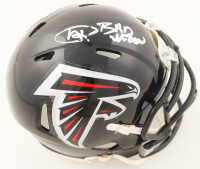 Andre Rison Signed Falcons Speed Mini Helmet Inscribed "Bad Moon" (Schwartz) at PristineAuction.com