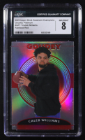 Caleb Williams 2022 Upper Deck Goodwin Champions Goudey Platinum Rainbow Red #GP17 RC (CGC 8) at PristineAuction.com