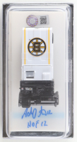 Adam Oates Signed 2023 Bruins Zamboni Machine Collection | 1:43 Diecast Zamboni Inscribed "HOF 12" (Schwartz) at PristineAuction.com