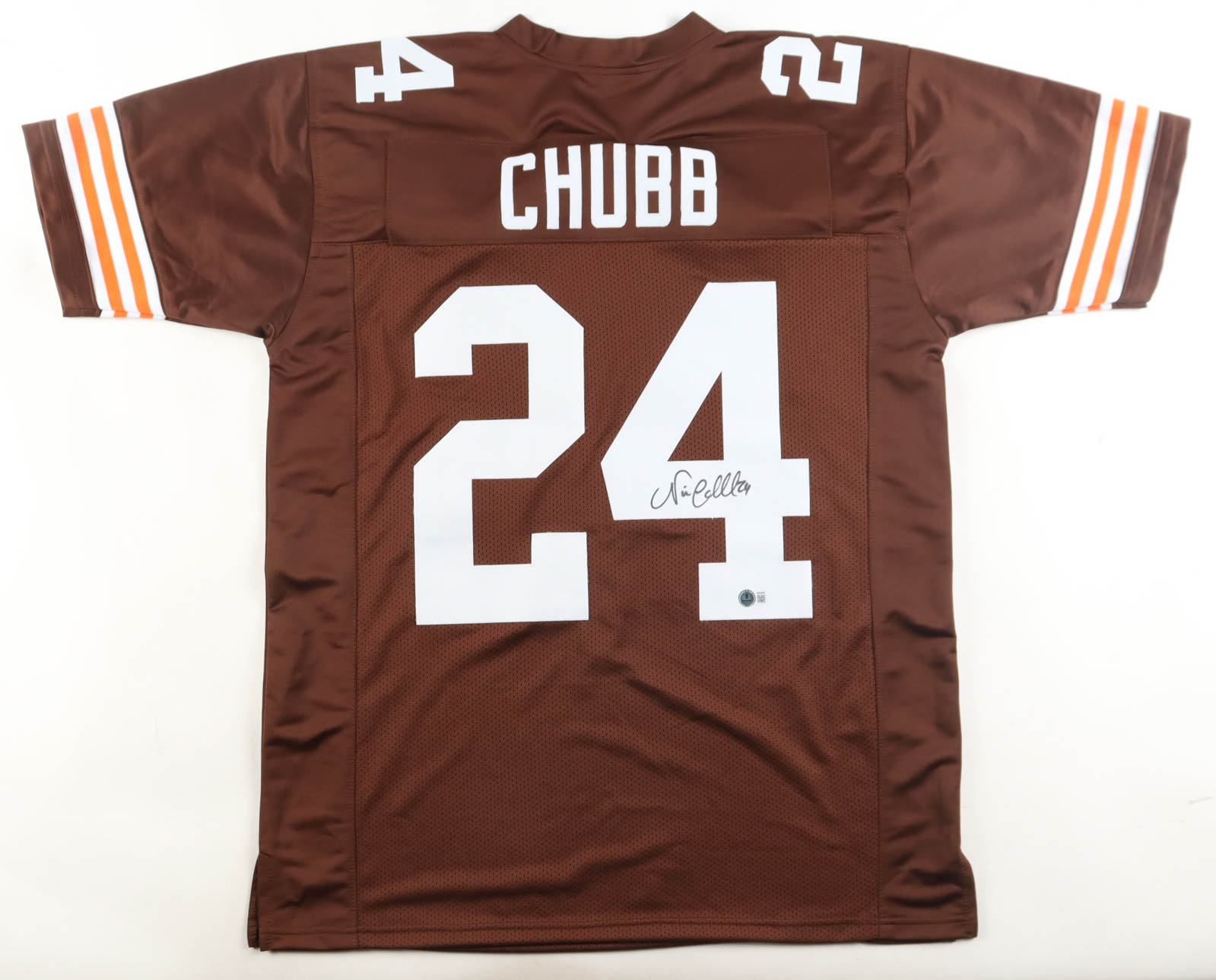 Nick Chubb Signed Jersey (Beckett) at PristineAuction.com Nick Chubb Signed Jersey (Beckett) at PristineAuction.com