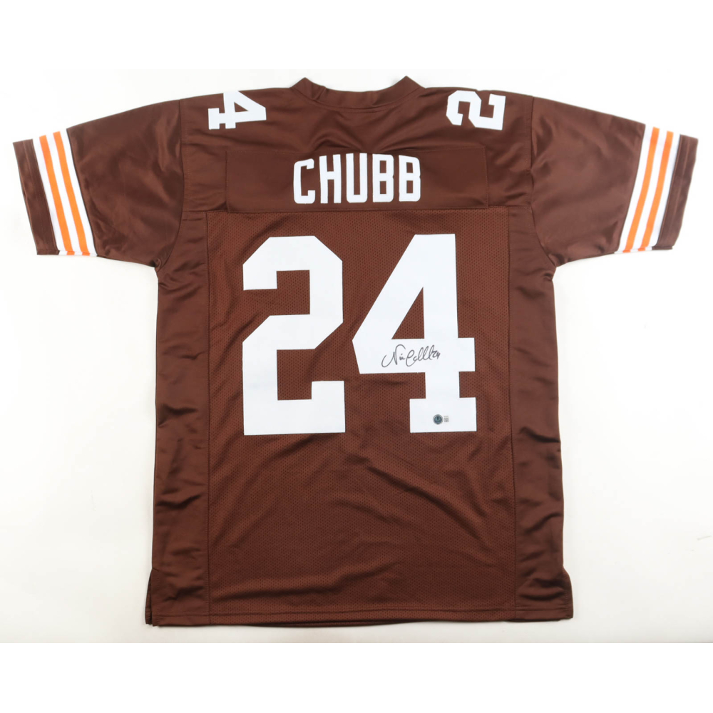 Nick Chubb Signed Jersey (Beckett) at PristineAuction.com