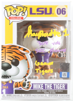 Kayshon Boutte Signed LSU #06 Mike The Tiger Funko Pop! Vinyl Figure Inscribed "308 Yds SEC Record" & "Geaux Tigers" (Beckett) at PristineAuction.com