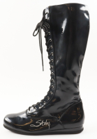 Sting Signed Wrestling Boot (Schwartz) at PristineAuction.com