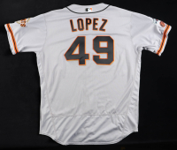 Javier Lopez 2016 Post Season Game-Used Giants Majestic Authentic Jersey (MLB) at PristineAuction.com