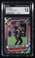 Michael Penix Jr. 2024 Panini Donruss The Rookies #TR-2 RC (CGC 10) at PristineAuction.com