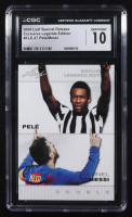 Pele / Lionel Messi 2024 Leaf Special Release Exclusive Legends Edition Double #ELE-27 (CGC 10) at PristineAuction.com