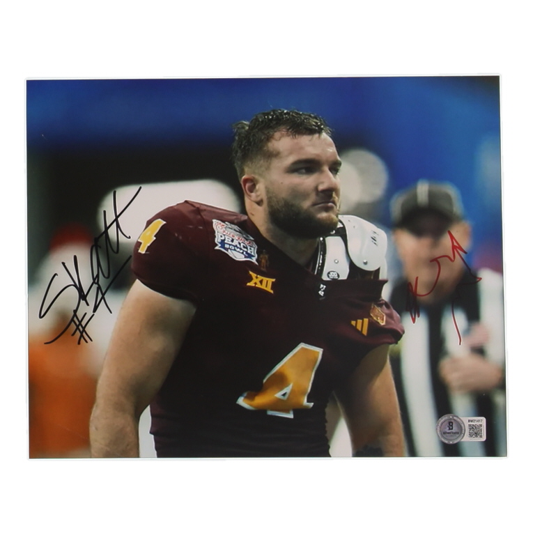 Cam Skattebo Signed Arizona State Sun Devils 8x10 Photo (Beckett) at PristineAuction.com Cam Skattebo Signed Arizona State Sun Devils 8x10 Photo (Beckett) at PristineAuction.com