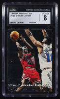 Michael Jordan 1993-94 Topps Stadium Club #169 (CGC 8) at PristineAuction.com