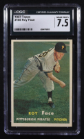 Roy Face 1957 Topps #166 (CGC 7.5) at PristineAuction.com