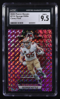 George Kittle 2023 Panini Mosaic Camo Pink #214 (CGC 9.5) at PristineAuction.com