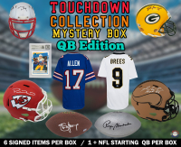 Football TOUCHDOWN Signed Mystery Box &ndash; (QB Club Edition - Series 5) (Limited to 150) - Schwartz Sports at PristineAuction.com