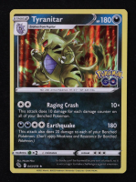 Tyranitar 2022 Pokemon Sword & Shield Pokemon Go #43 Holo at PristineAuction.com