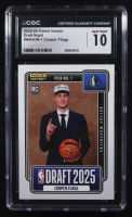 Cooper Flagg 2025-26 Panini Instant Draft Night #NBADN-1 RC #1/68380 (CGC 10) at PristineAuction.com