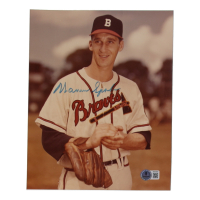 Warren Spahn Signed Braves 8x10 Photo (Beckett) at PristineAuction.com
