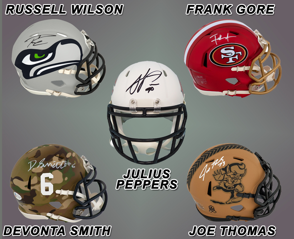 Football SPECIALTY Mini Helmet Signed Mystery Box - Series 26 (Limited to 125) - Schwartz Sports at PristineAuction.com Football SPECIALTY Mini Helmet Signed Mystery Box - Series 26 (Limited to 125) - Schwartz Sports at PristineAuction.com
