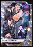 Victor Wembanyama 2024-25 Panini Prizm Prizms Ice #172 at PristineAuction.com