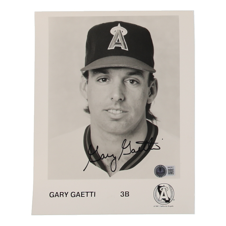 Gary Gaetti Signed Angels 8x10 Photo (Beckett) at PristineAuction.com Gary Gaetti Signed Angels 8x10 Photo (Beckett) at PristineAuction.com