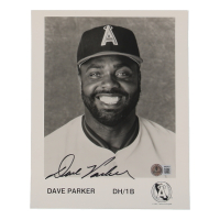 Dave Parker Signed Angels 8x10 Photo (Beckett) at PristineAuction.com