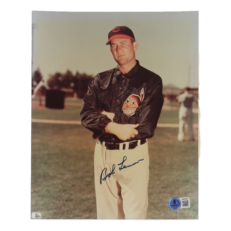 Bob Lemon Signed Indians 8x10 Photo (Beckett) at PristineAuction.com Bob Lemon Signed Indians 8x10 Photo (Beckett) at PristineAuction.com