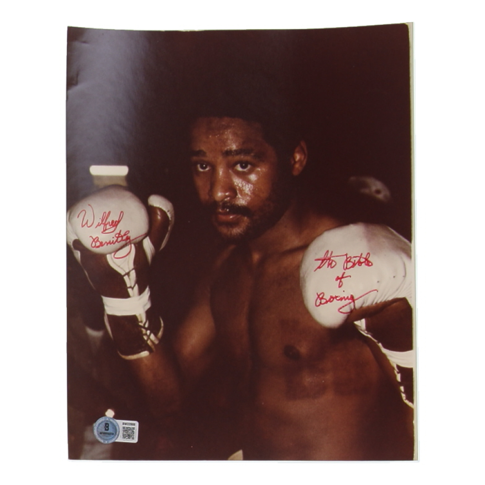 Wilfred "Wilfredo" Benitez Signed 8x10 Photo Inscribed "The Best of Boxing" (Beckett) at PristineAuction.com
