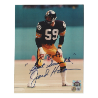 Jack Ham Signed Steelers 8x10 Photo Inscribed "To Bob" & "Great Scramble" (Beckett) at PristineAuction.com