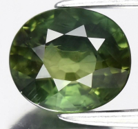 1.05 Carats Natural Green Sapphire Loose at PristineAuction.com