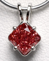 1.05 Carats Lab Grown FANCY VIVID PINK Diamond Pendant VS1 | $2,500 Estimated Retail Value (UGL & IGI Certs) | Brand New at PristineAuction.com