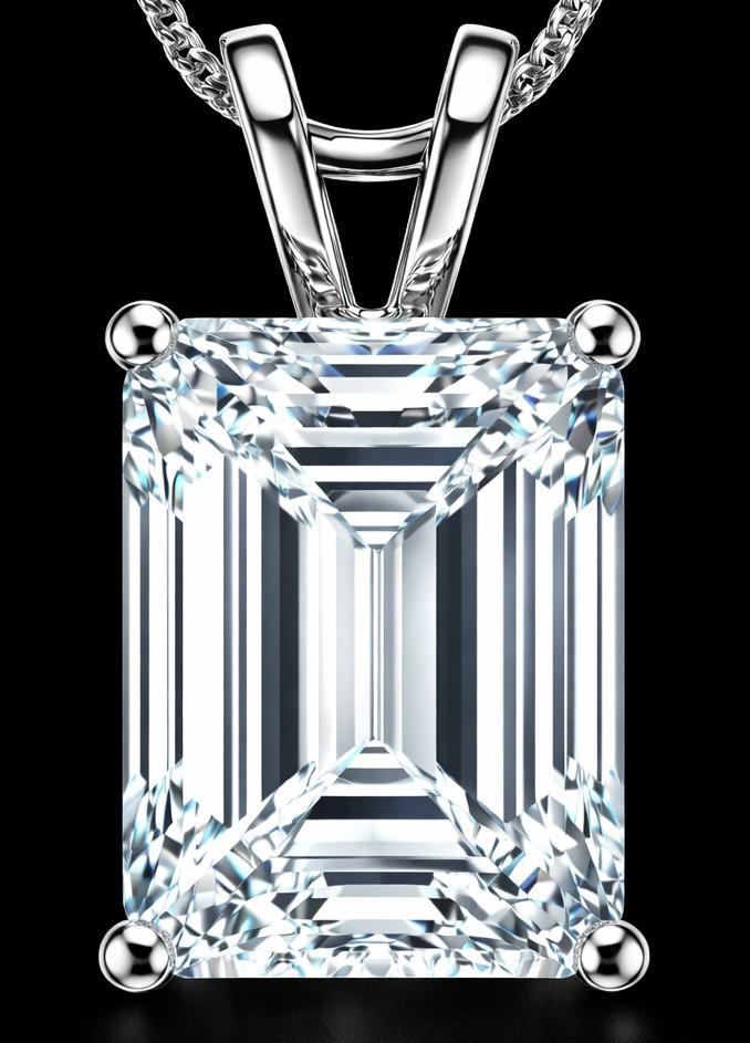 5.48 Carats Lab Grown Diamond Pendant G, VS1 | $8,400 Estimated Retail Value (UGL & IGI Certs) | Brand New at PristineAuction.com 5.48 Carats Lab Grown Diamond Pendant G, VS1 | $8,400 Estimated Retail Value (UGL & IGI Certs) | Brand New at PristineAuction.com