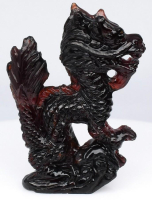 70.35 Carats Natural Orange Garnet Dragon Carving at PristineAuction.com