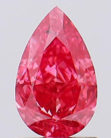 1.22 Carats Lab Grown FANCY VIVID PINK Diamond Loose VS2 | $2,500 Estimated Retail Value (UGL & IGI Certs) | Pear Cut at PristineAuction.com