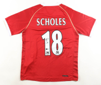 Paul Scholes Signed Manchester United F.C. Nike Authentic Jersey (Beckett) at PristineAuction.com