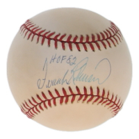 Frank Robinson Signed OAL Baseball Inscribed "HOF 82" (JSA) at PristineAuction.com