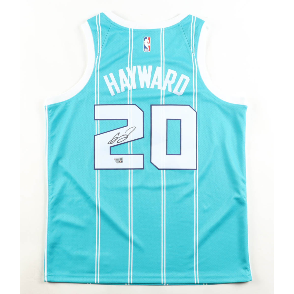 Gordon Hayward Signed Hornets Jordan Authentic Jersey (Fanatics) at PristineAuction.com