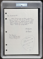 Muhammad Ali Signed Hand-Written Letter With Hand-Drawn Sketch (PSA 8) at PristineAuction.com