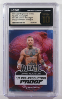 Conor Mcgregor 2025 Leaf Signature Series Aquatic Autographs Pre-Production Proof Octopus Unsigned Proof #A-CMG #1/1 (CGC | Black Label Pristine 10) at PristineAuction.com