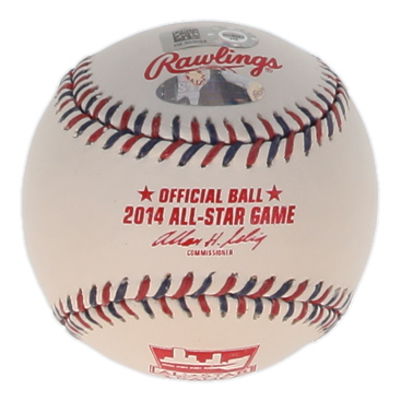 Derek Jeter Signed 2014 All-Star Game Logo Baseball Inscribed "14x AS" (Steiner & MLB) at PristineAuction.com Derek Jeter Signed 2014 All-Star Game Logo Baseball Inscribed "14x AS" (Steiner & MLB) at PristineAuction.com