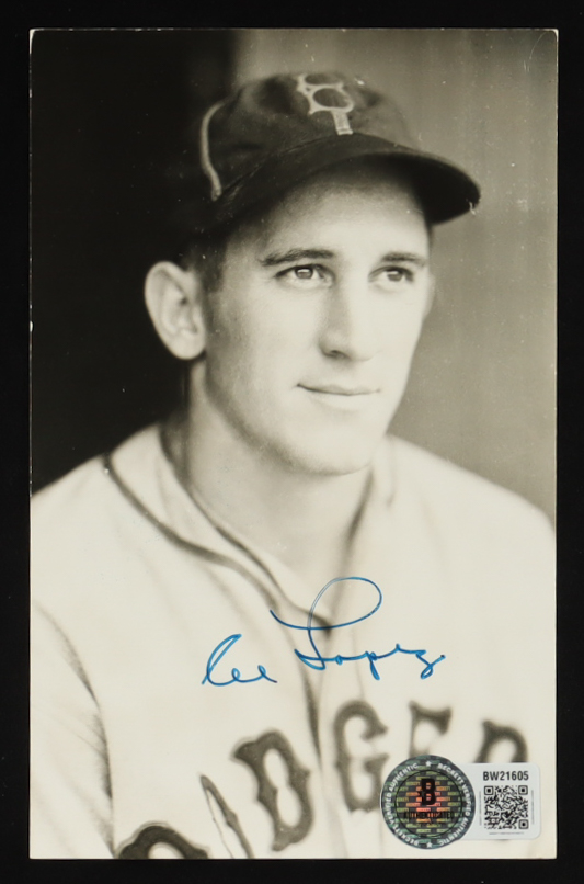 Al Lopez Signed Vintage Postcard (Beckett) at PristineAuction.com Al Lopez Signed Vintage Postcard (Beckett) at PristineAuction.com