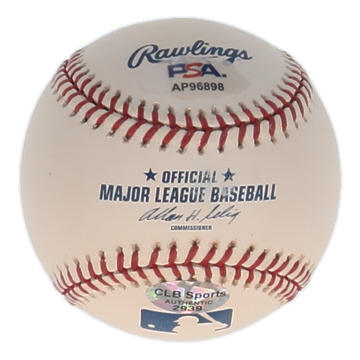 Whitey Ford Signed OML Baseball Inscribed "61 WS MVP" (PSA) at PristineAuction.com Whitey Ford Signed OML Baseball Inscribed "61 WS MVP" (PSA) at PristineAuction.com