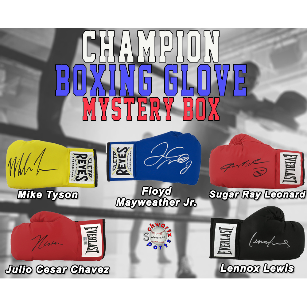 Boxing Champion Signed Boxing Glove Mystery Box - Series 18 (Limited to 100) &ndash; Schwartz Sports at PristineAuction.com