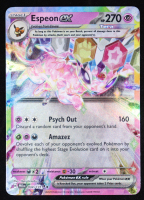 Espeon Ex 2025 Pokemon Scarlet & Violet Prismatic Evolutions #34 Holo at PristineAuction.com