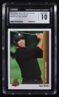 Tiger Woods 2014 Upper Deck 25th Anniversary Industry Summit Promos #UD25-TW (CGC 10) at PristineAuction.com