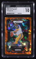 Kurt Warner 2023 Panini Prizm Orange Ice #166 (CGC 10) at PristineAuction.com