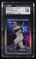 Aaron Judge 2024 Topps Chrome Update All-Star Game #ASGC-6 (CGC 10) at PristineAuction.com