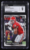 Brock Bowers 2024 Leaf XRC #9 RC (CGC 9) at PristineAuction.com