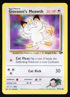 Giovanni's Meowth 2000 Pokemon Gym Heroes Gym Challenge #74 at PristineAuction.com