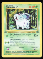 Nidoran F 1999 Pokemon Base Set Jungle First Edition #57 at PristineAuction.com