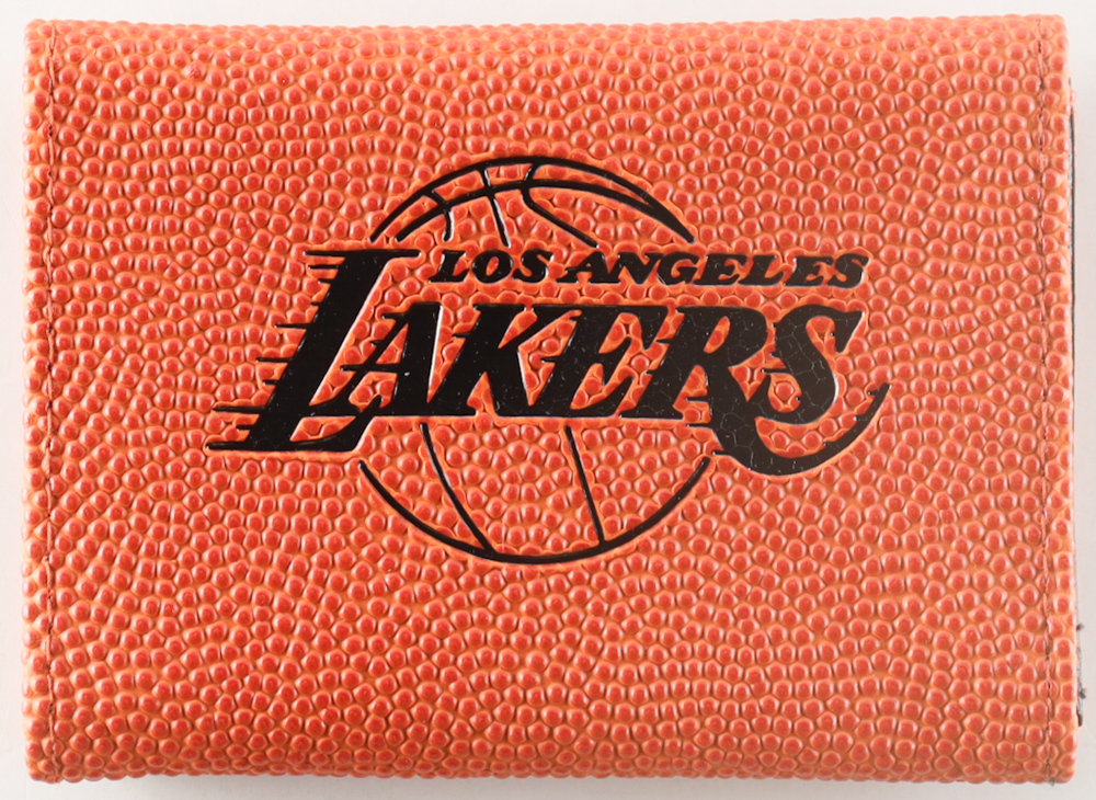 Official Los Angeles Lakers Spalding NBA Basketball Textured Wallet at PristineAuction.com Official Los Angeles Lakers Spalding NBA Basketball Textured Wallet at PristineAuction.com